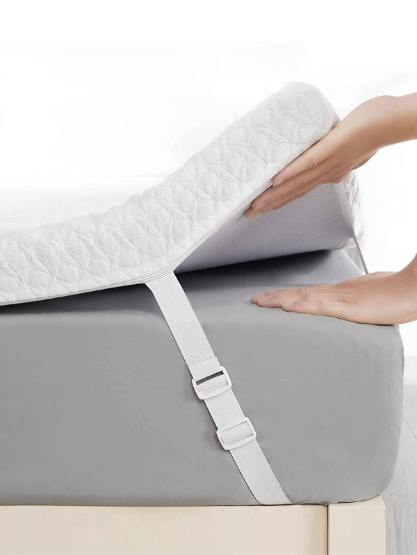 4 Inch Memory Foam Mattress Topper, Dual Layer Memory Foam Bed Topper