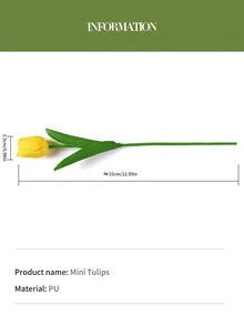 1 Nhân Tạo Hoa Tulip Đơn Giản Bằng Nhựa Màu Hồng Hoa Giả Cho Đám Cưới, Trang Trí Nhà Cửa - Hồng - Xem 10