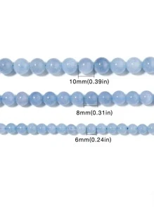 1股時尚釘珠DIY首飾配件適合女士DIY首飾製作 - 霧霾藍 - 查看 6