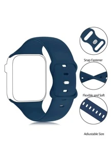 Correa De Reloj De Silicona Multicolor - Multicolor - Ver 8