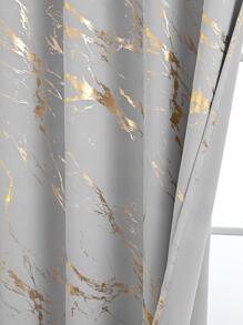 Mẫu rèm đơn bằng đá cẩm thạch, rèm Polyester họa tiết bằng đá cẩm thạch hiện đại cho phòng khách và phòng ngủ - Nhiều màu - Xem 4