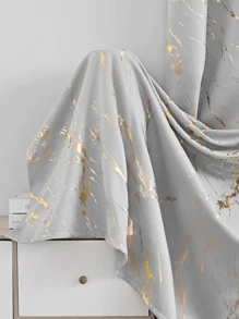 Mẫu rèm đơn bằng đá cẩm thạch, rèm Polyester họa tiết bằng đá cẩm thạch hiện đại cho phòng khách và phòng ngủ - Nhiều màu - Xem 7