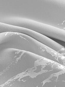 1pc Simple Marble Pattern Single Panel Curtain, Polyester Glitter Blackout Curtain For Household - Multicolor - View 8