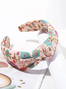 1入組女士印花波西米亞頭帶適合旅行 - 彩色 - 查看 3