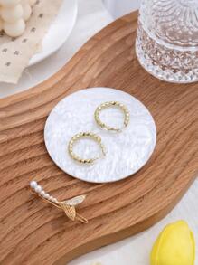 1入組幾何形狀珠寶托盤現代PMMA家居珠寶展示托盤 - 彩色 - 查看 5