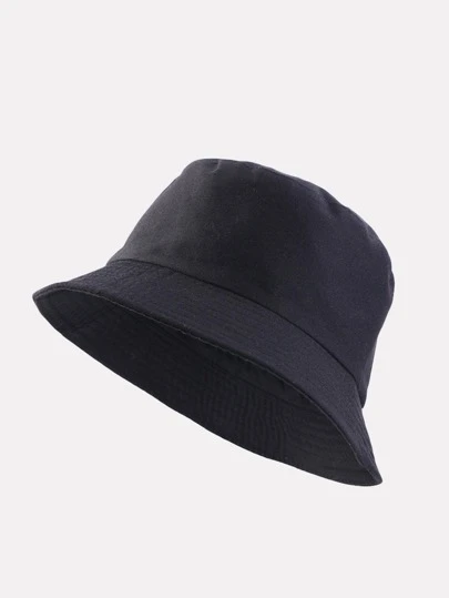 1頂可摺疊單色男士可反轉遮陽帽,適用於日常休閒穿著