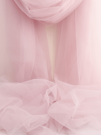 1pc Dusty Pink Mesh, Modern Romantic Clothes Decoration Mesh For Household