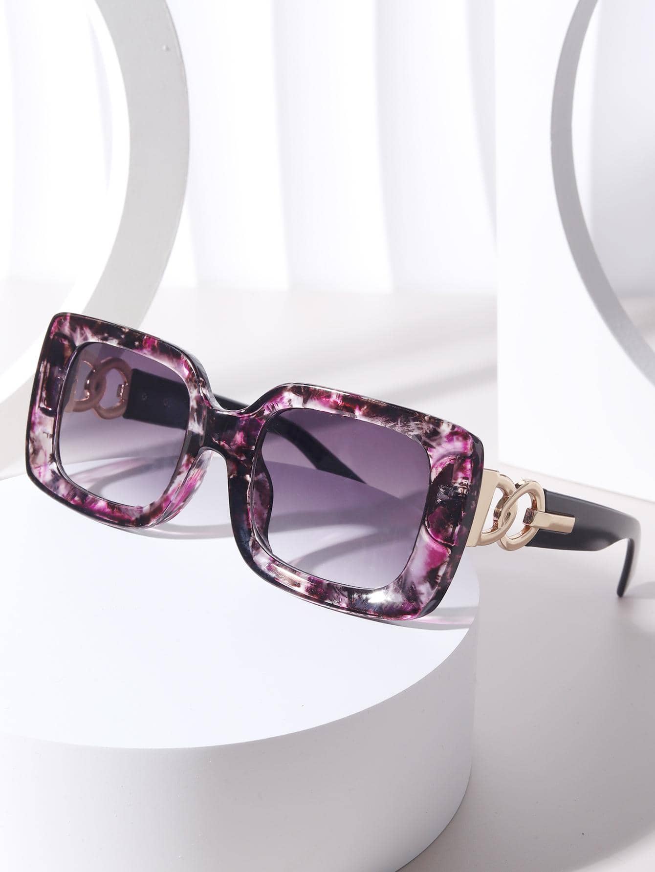 Kính râm khung vuông boho - Nhiều màu - Xem 1