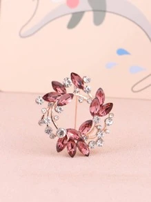 Trâm cài áo trang trí đính đá quyến rũ dành cho nam và nữ để trang trí hàng ngày - Màu Đỏ Sâu - Xem 6
