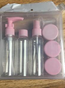 1 bộ Bộ chai du lịch di động - Hồng - Xem 5