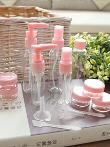 1 bộ Bộ chai du lịch di động - Hồng - Xem 1