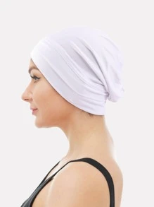 1 khăn trùm đầu thời trang cho nữ để trang trí hàng ngày - trắng - Xem 3