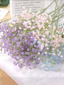1pc Plastic Artificial Flower, Modern Simulation Flower For Wedding, Home Decor - Purple - View 7