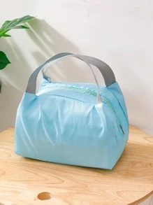 1 pieza Bolso con patrón de unicornio almuerzo moderno portátil aislado para doméstico - Azul - Ver 4