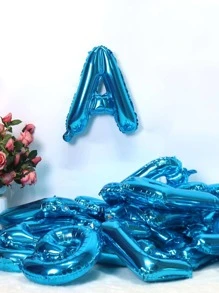 1 个聚酰胺气球，现代字母设计派对气球