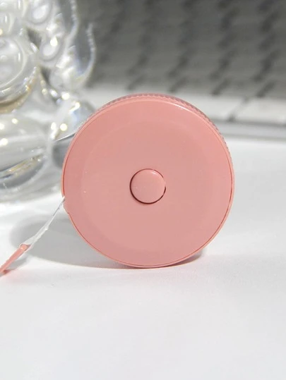 1 قطعة/2 قطعة شريط قياس دائري صغير محمول 0-1.5 متر/0-60 بوصة ، أبيض/أسود/وردي/أزرق/أخضر أشرطة القياس