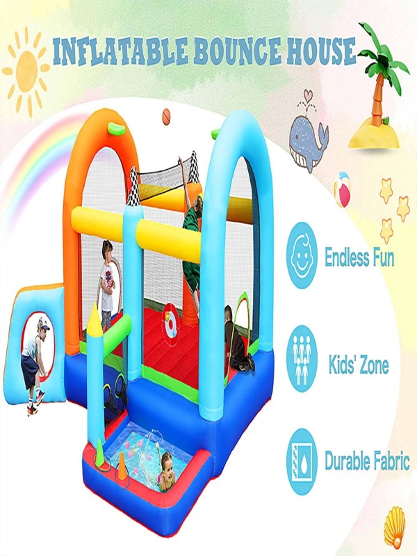 Inflatable Jumper Bounce House Playground Backyard Playhouse Park