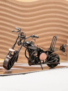 1入組鐵製裝飾物件現代摩托車造型家居裝飾工藝品 - 多色 - 查看 1