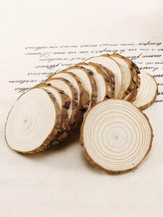 10入組木頭DIY木片