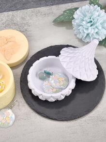 1pc Silicone Mold, Storage Jar Design DIY Silicone Mold For Home - White - View 3