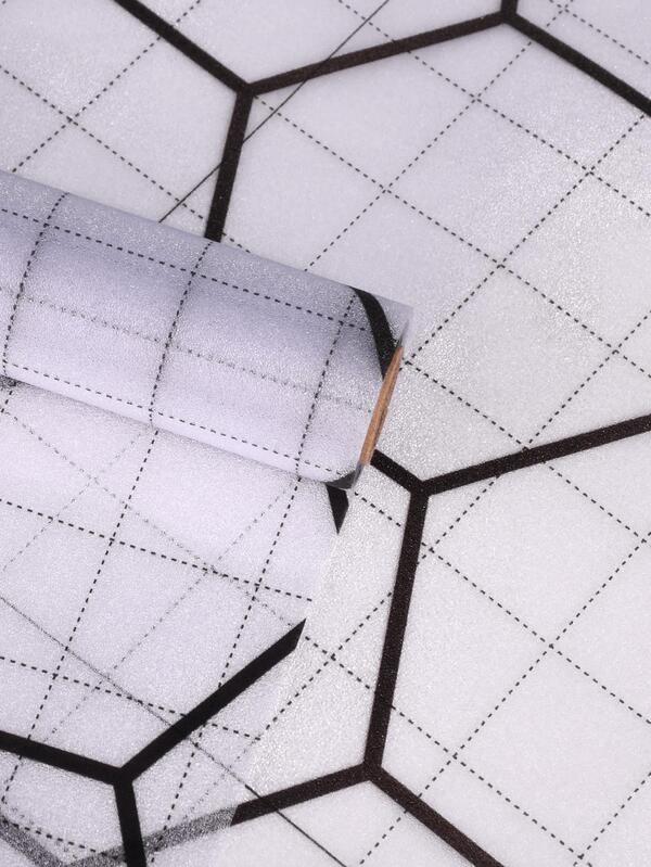 1roll PVC Decorative Film, Modernist Geometric Pattern Window Sticker For Home SHEIN USA