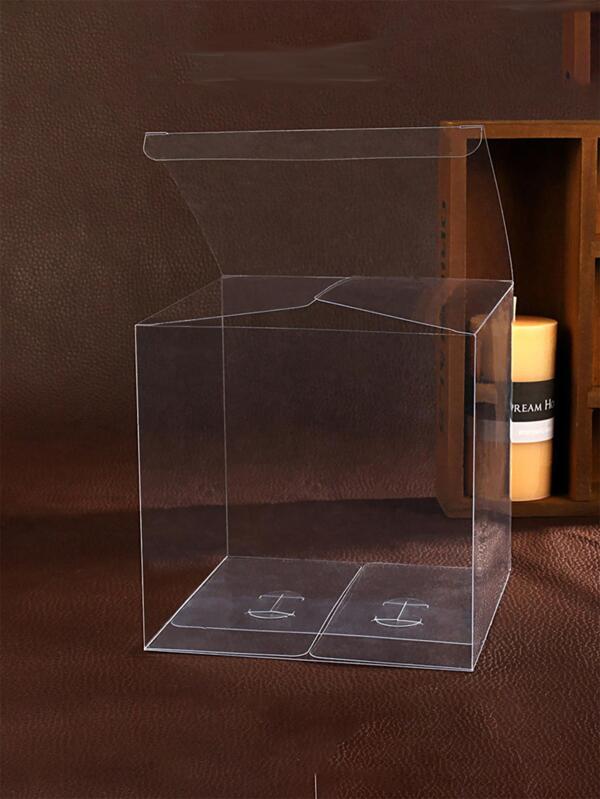 50pcs/Set Clear Gift Box, Modern Clear PVC Gift Box For Gift, Party