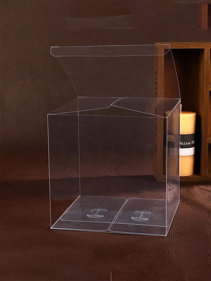 50pcs/Set Clear Gift Box, Modern Clear PVC Gift Box For Gift, Party
