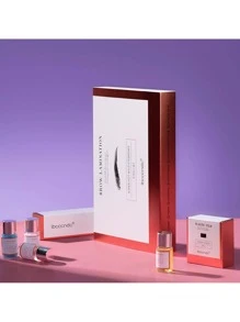 Brow Lamination Kit Eyebrow Lamination Kit AT Home DIY Perm For Your Brows Eyebrow Perm Kit Lasts For 6-8 Weeks - Black - View 9