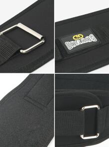 GOUNOD Quick Locking Weightlifting Belt For Bodybuilding, EVA Cross Training - With Metal Buckle - Adjustable Lifting Back Support Shapewear Waist Trainer Corset Gym Accessories Lumbar Girdles - Black - View 8