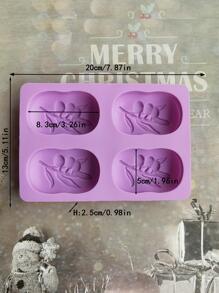 1 khuôn xà phòng silicon - Màu tím - Xem 2