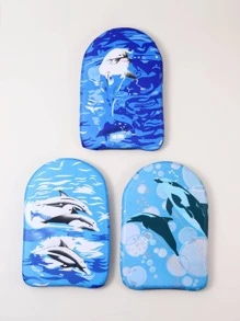 NOVDEARM 1 Pieza Tabla De Surf Eps Con Patrón Aleatorio D18 Pulgadas Junta De Flotabilidad Tablero De Patadas Para Nadar - Multicolor - Ver 1
