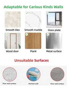1pc Clear Wall Mounted Storage Rack, Multifunction Punch-free Storage Holder, For Home