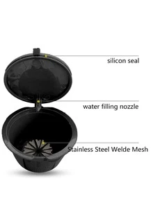 1 cốc lọc cà phê PP - màu đen - Xem 5