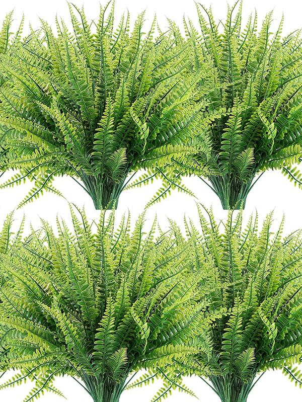 1pc/10pcs/18pcs Artificial  Grass Fern With 21 Leaves And 7 Branches For Home Decoration
