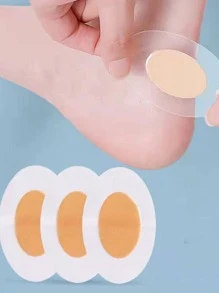 10pcs Clear High Heels Sticker, Simple Polyester Oval Shaped Shoes Sticker For High Heel - Multicolor - View 4