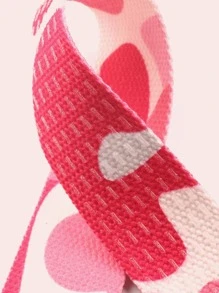 SKDK 1双防滑针织字母图案涤纶健身护腕健身房配件 - 西瓜粉 - 查看 9