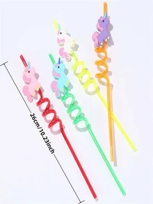 4 st Unicorn Decor Halm - Multifärgad - Visa 8