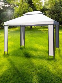 Gazebo White 118.1"x157.5" - White - View 1