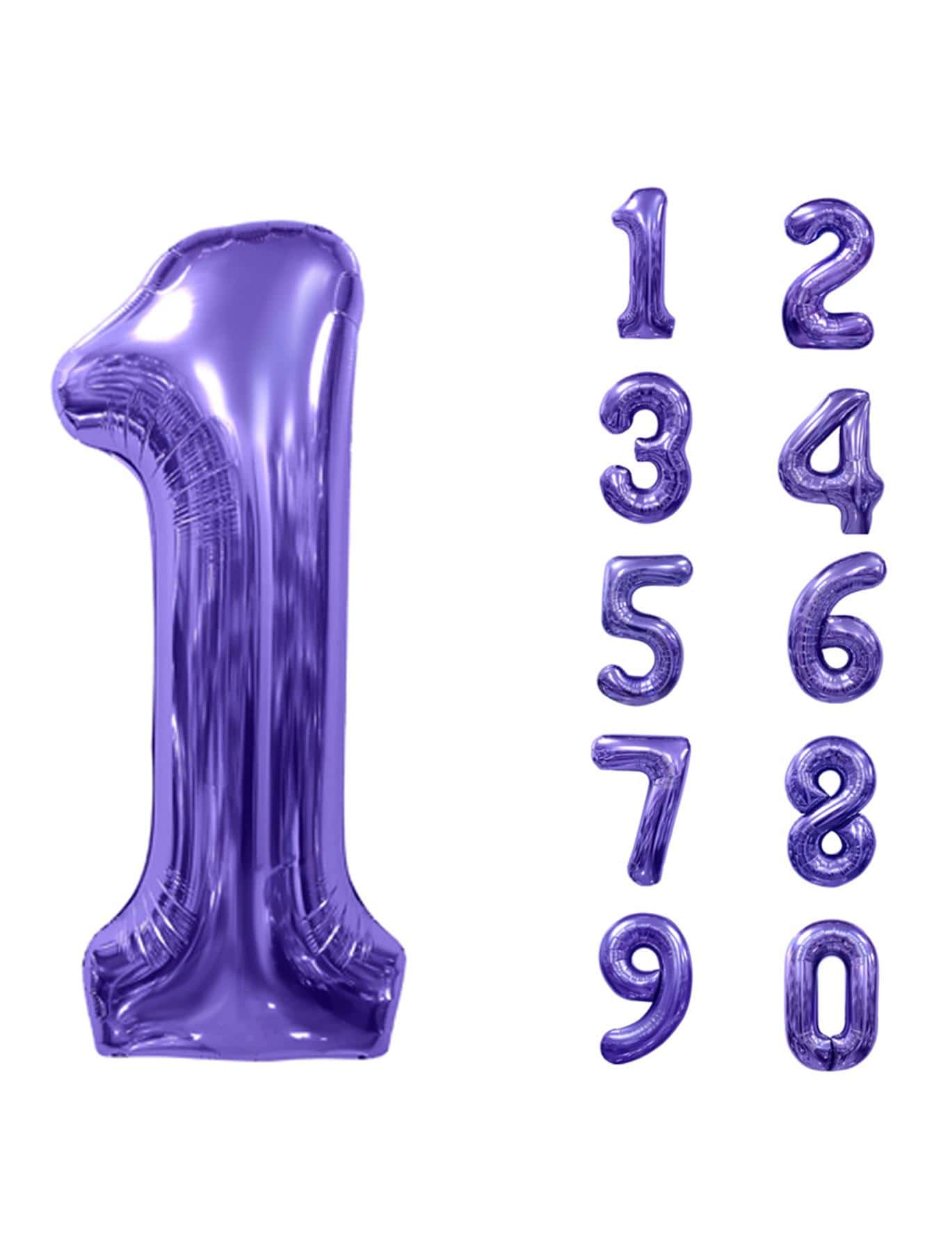 40 Inch Large Numbers Balloons, Foil Mylar Big Number Balloons For