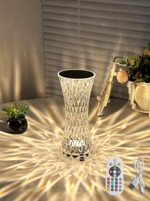 1pc Clear Table Lamp - Multicolor - View 1
