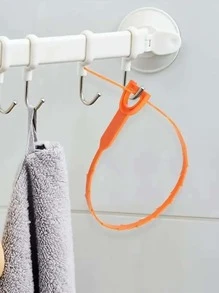 1-6入組廚房和浴室下水道疏通器除毛工具 - 橘色 - 查看 8