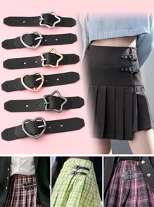 2pcs Star Design Waist Button - Gold - View 3