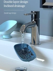 1 pieza Jabonera ventosa - Rosa - Ver 4