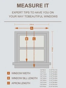 1 件纯色窗帘，客厅卧室遮光窗帘，遮阳隔热，无需钻孔安装，粘性魔术贴 - 淺灰色 - 查看 7