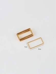 20入組/套時尚銅矩形DIY首飾配件適合女士DIY首飾製作 - 金黃色 - 查看 2