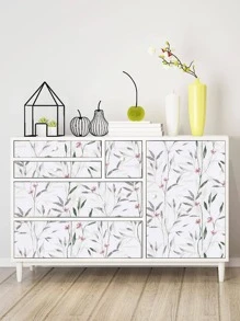 1入組花卉印花牆紙PVC自粘牆貼用於家居裝飾 - 彩色 - 查看 7