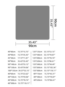 1 件防水桌巾純色布藝流蘇桌巾適用於餐桌、書桌、茶几,防水 - 白色 - 查看 3