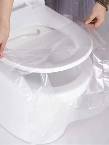 25pcs Disposable Toilet Seat Cover - Clear - View 2