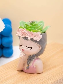 1 Hình Hoạt Hình Thiết Kế Trang Trí Thủ Công, Vật Trang Trí Polyresin Hiện Đại Cho Trang Trí Nhà - Nhiều màu - Xem 2