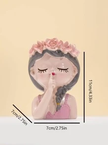 1 Hình Hoạt Hình Thiết Kế Trang Trí Thủ Công, Vật Trang Trí Polyresin Hiện Đại Cho Trang Trí Nhà - Nhiều màu - Xem 4